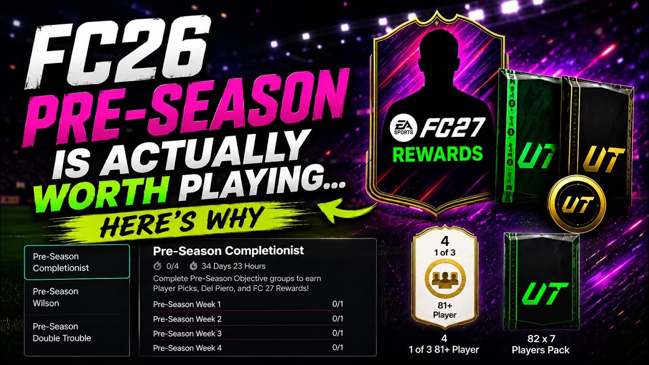 FC26 Pre-Season Is Actually Worth Playing... Heres Why