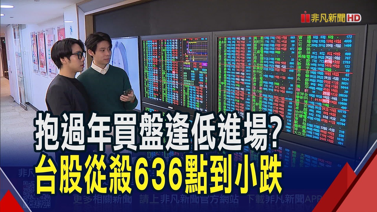 元月營收創高兩樣情 宇瞻亮燈.群聯跌破2千  台股快封關資金退潮? 巨震678點逆轉守月線｜非凡財經新聞｜20260206