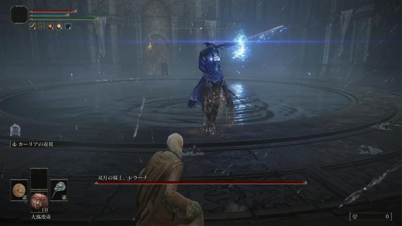 エルデンリング 双月の騎士、レラーナ パリィ 8周目 レベル1 無強化 加護0