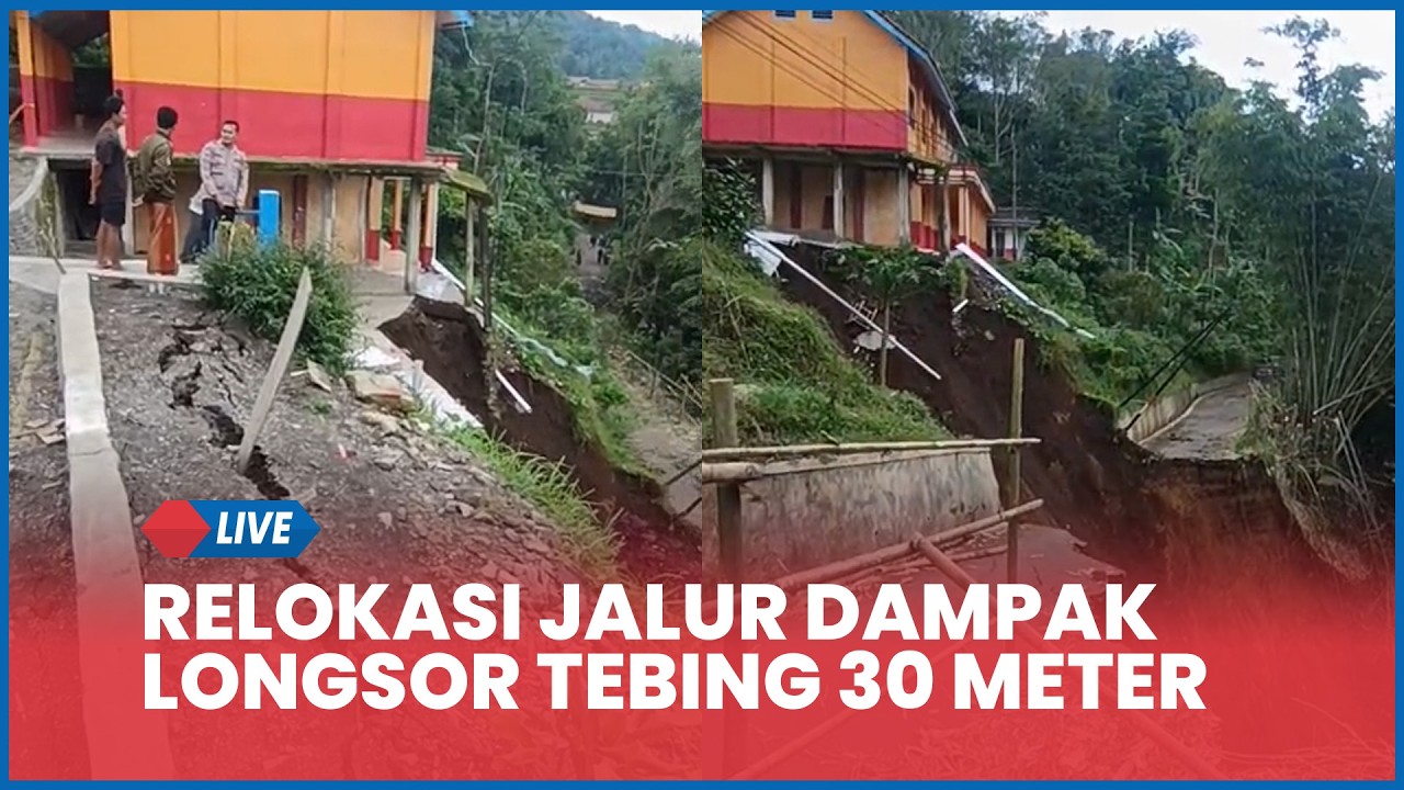 🔵 Bupati Paramitha Janji Siapkan Relokasi Jalur Dampak Longsor Tebing 30 Meter di Cilibur Brebes