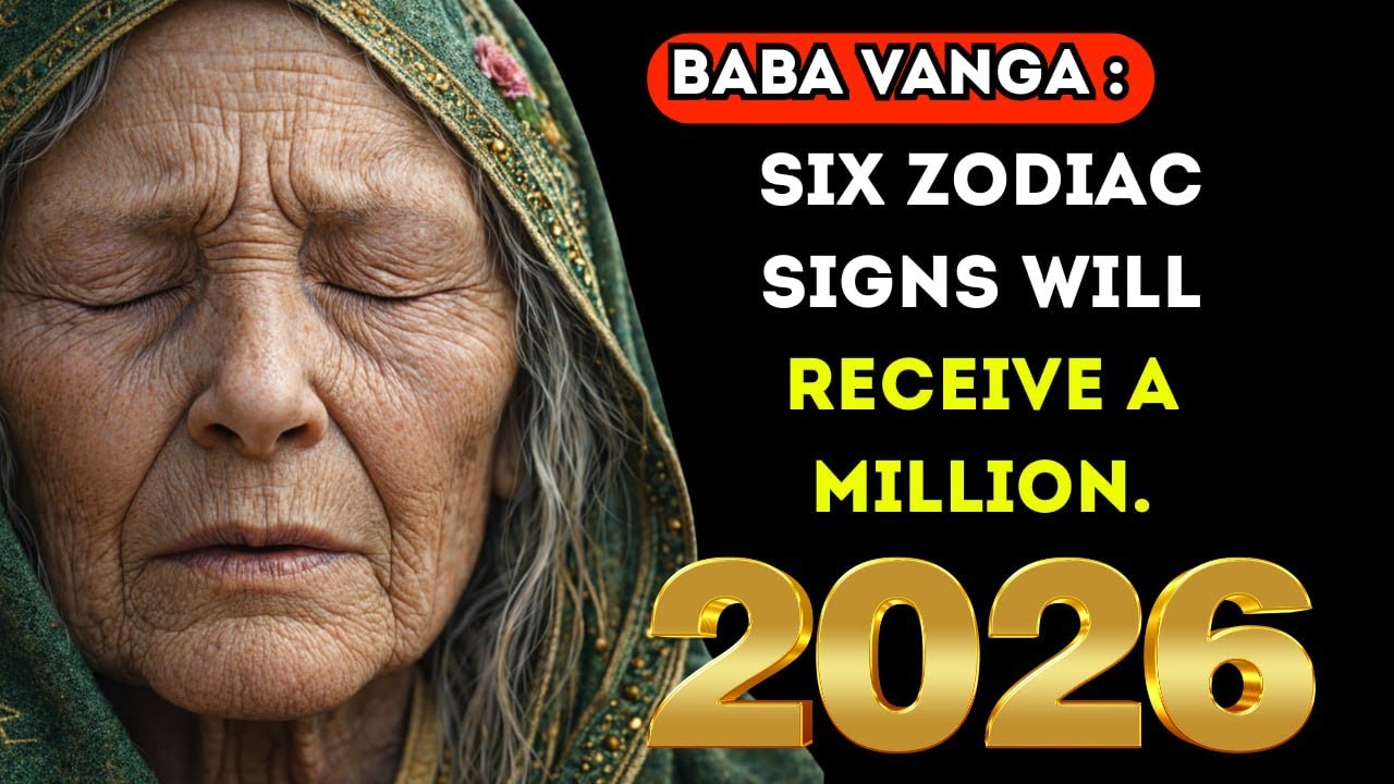 Baba Vanga predicted: 2026 will be the richest year. Six zodiac signs will receive a million.