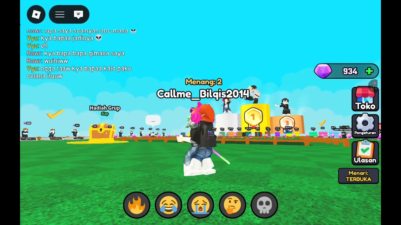 Lomba matematika bareng Mecca?? #roblox #robloxindonesia 