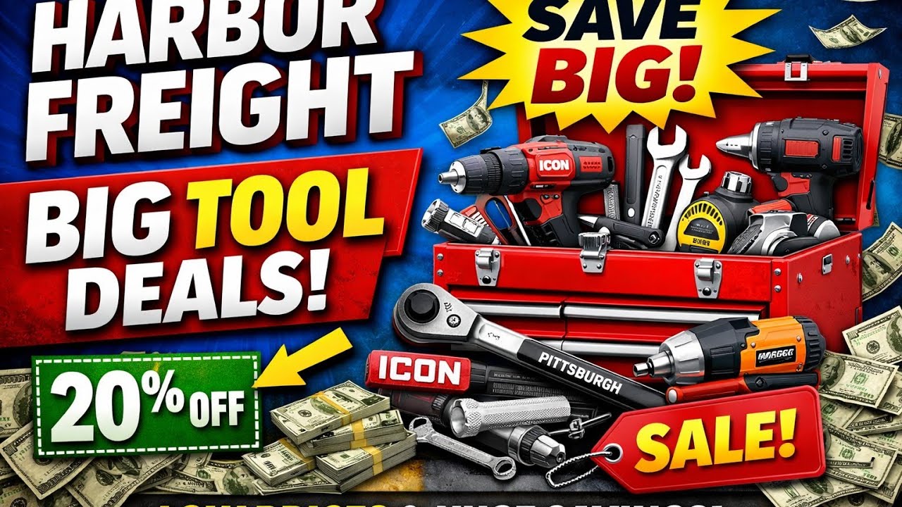 Harbor Freight tool sales and discount for the week of February 17, 2026