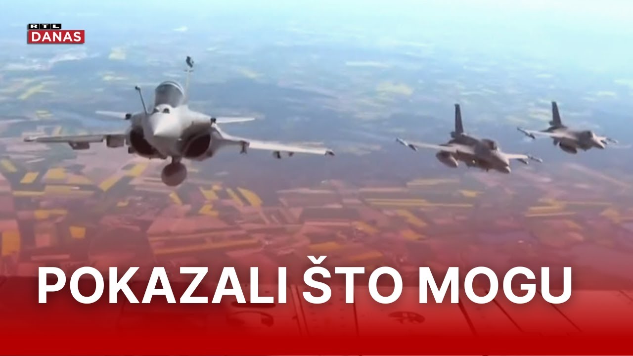 Velika vojna vježba na europskom nebu, Rafalei i F-16 pokazali moć  | RTL Danas