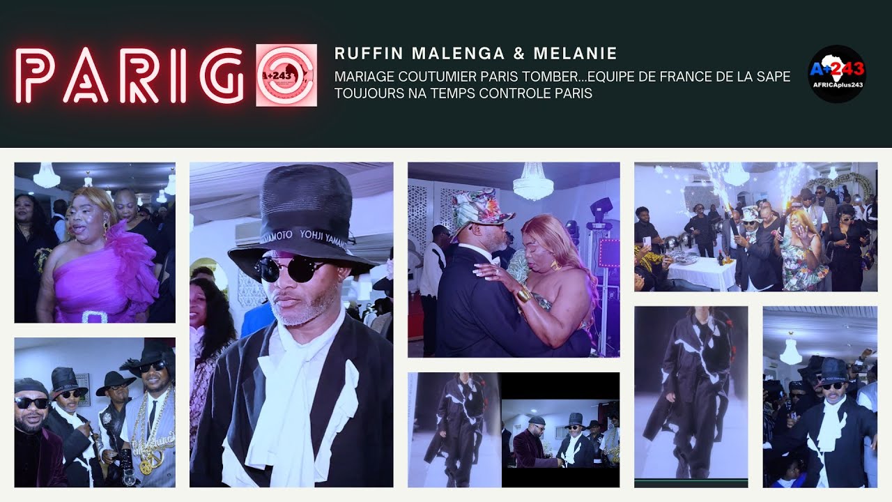 MARIAGE COUTUMIER DE MELANIE & PARIGO RUFFIN MALENGA, PARIS TOMBER VIDEO OFFICIELLE