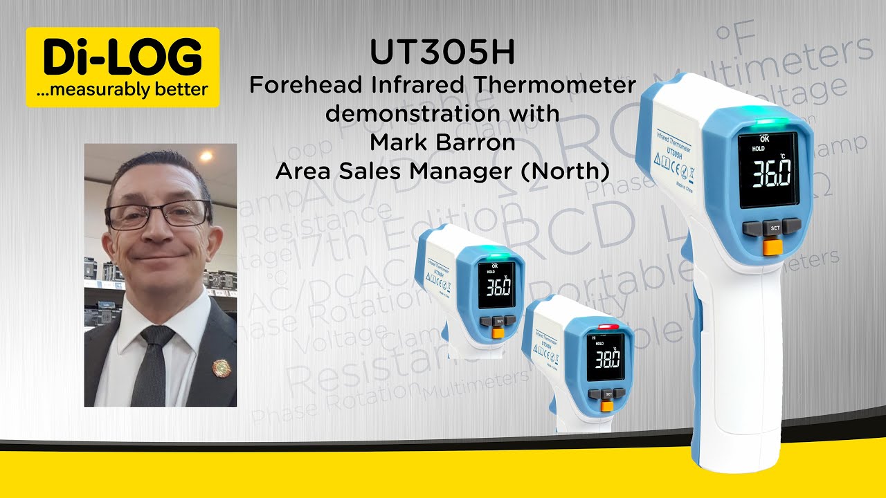 Di LOG UT305H Infrared Thermometer Unboxing and Demonstration