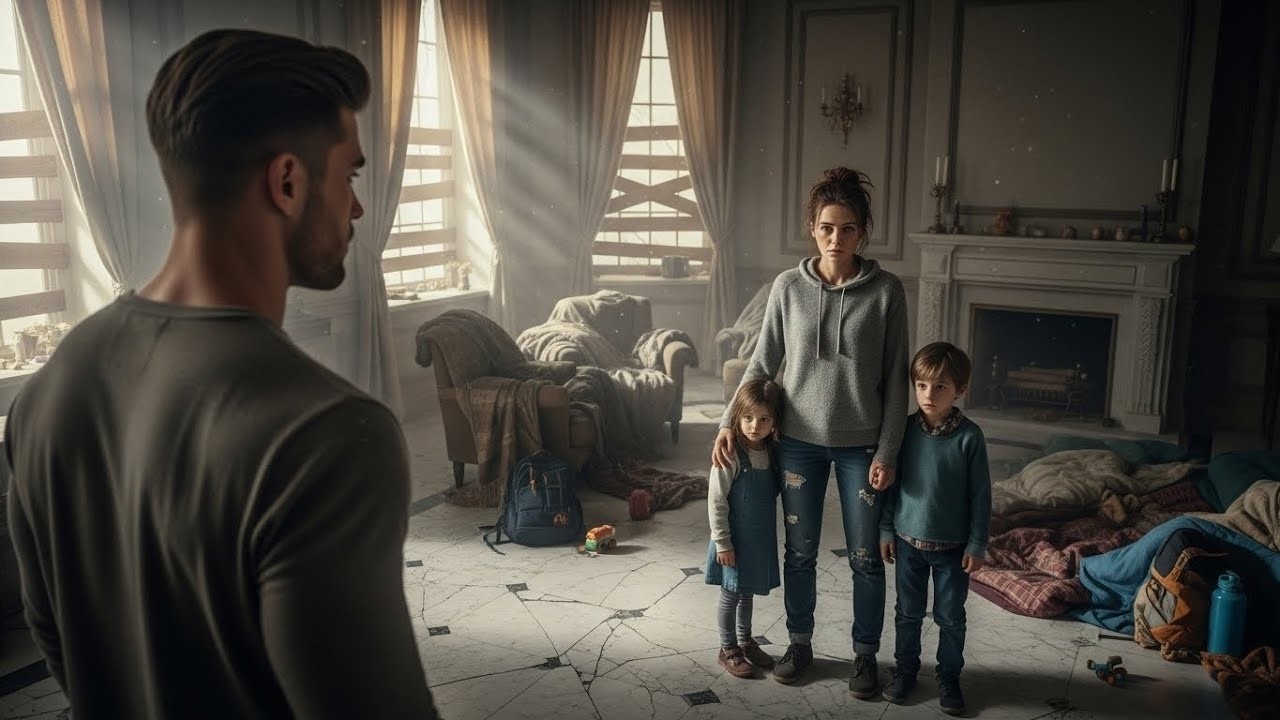 Billionaire Found a Single Mom and Two Kids Surviving in His Abandoned Mansion — What Happened Ne