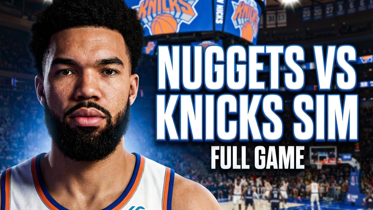 Nuggets vs Knicks FULL GAME SIM 🔥 | NBA 2K26 CPU vs CPU | Realistic Gameplay