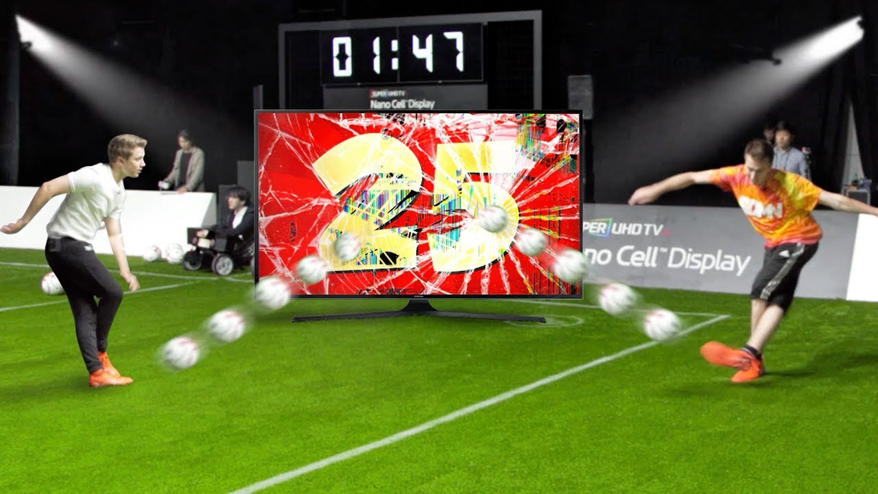 THE STRANGEST FOOTBALL CHALLENGE VS CHRIS!