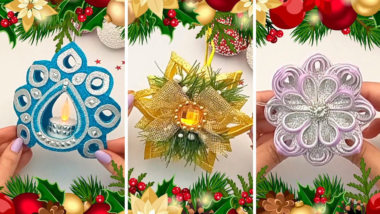 3 Ideas Christmas Craft DIY 🎅 Christmas Decorations Ideas at Home 🎄 Diy Christmas Craft 2023