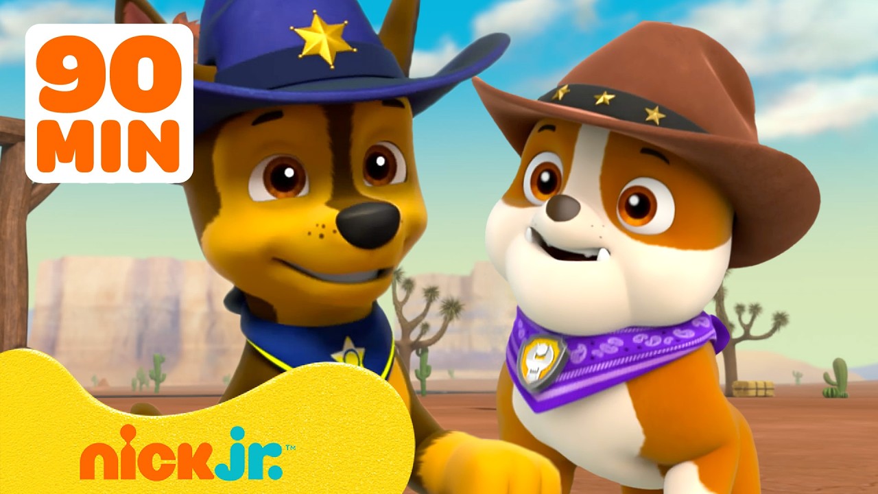 دوريات المخلاب | باد بول: مهام رعاة البقر وإنقاذات في الصحراء! 🤠🌵 | Nick Jr. Arabia