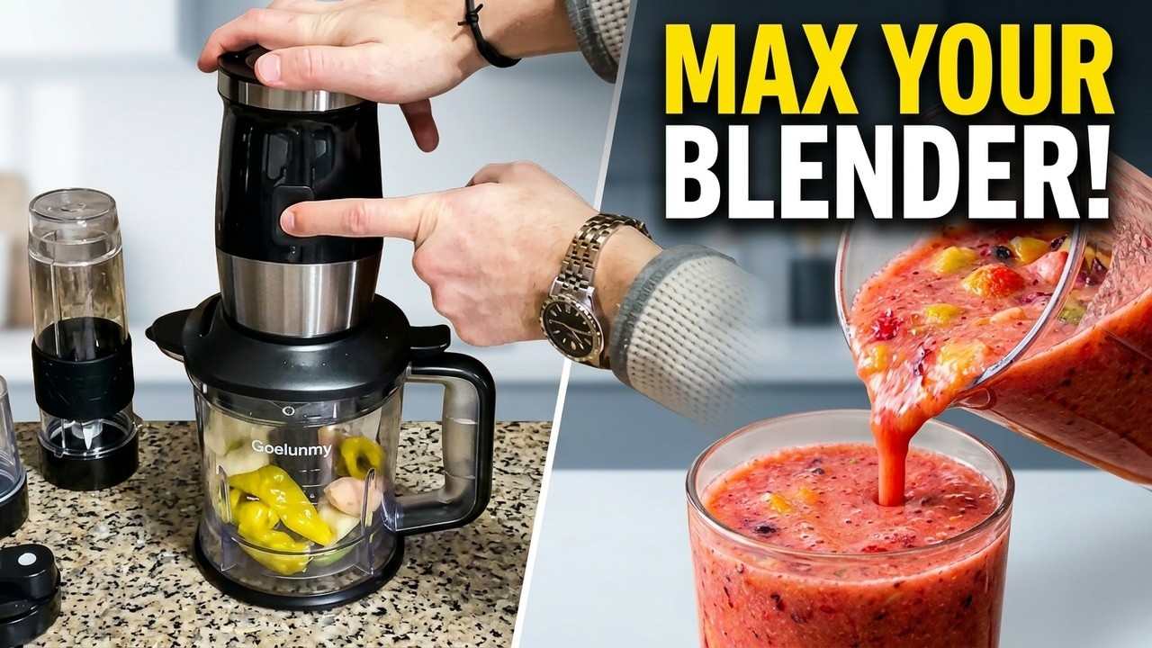 How to Get the Most Out of Your Goelunmy Blender and Food Processor