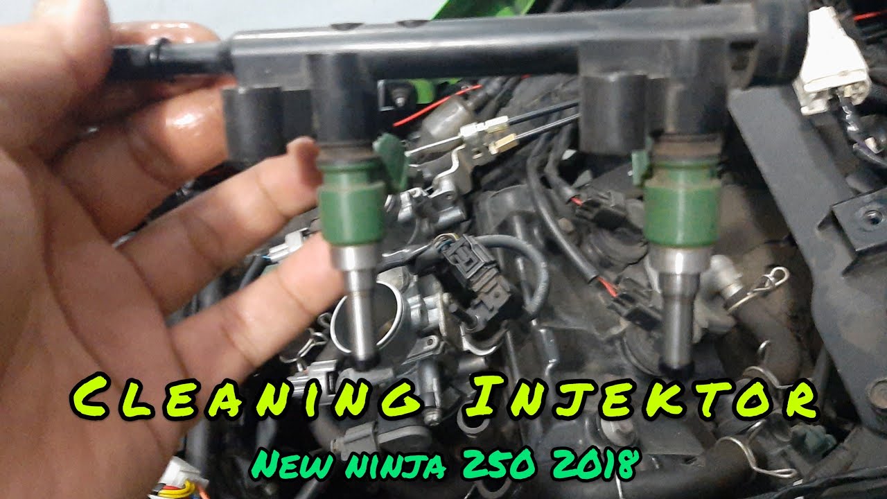 Bersihkan injektor Manual New Ninja 250 2018 ‼️ Semprot pakai Injector Cleaner #8