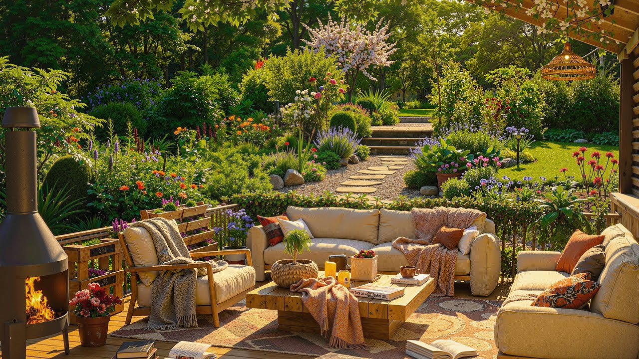 Spring Garden Jazz ☀️ Relaxing Morning Jazz Music for Calm, Peaceful Vibes