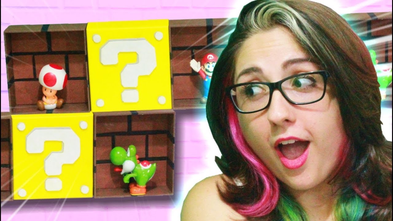Como Fazer Estantes do Super Mario !
