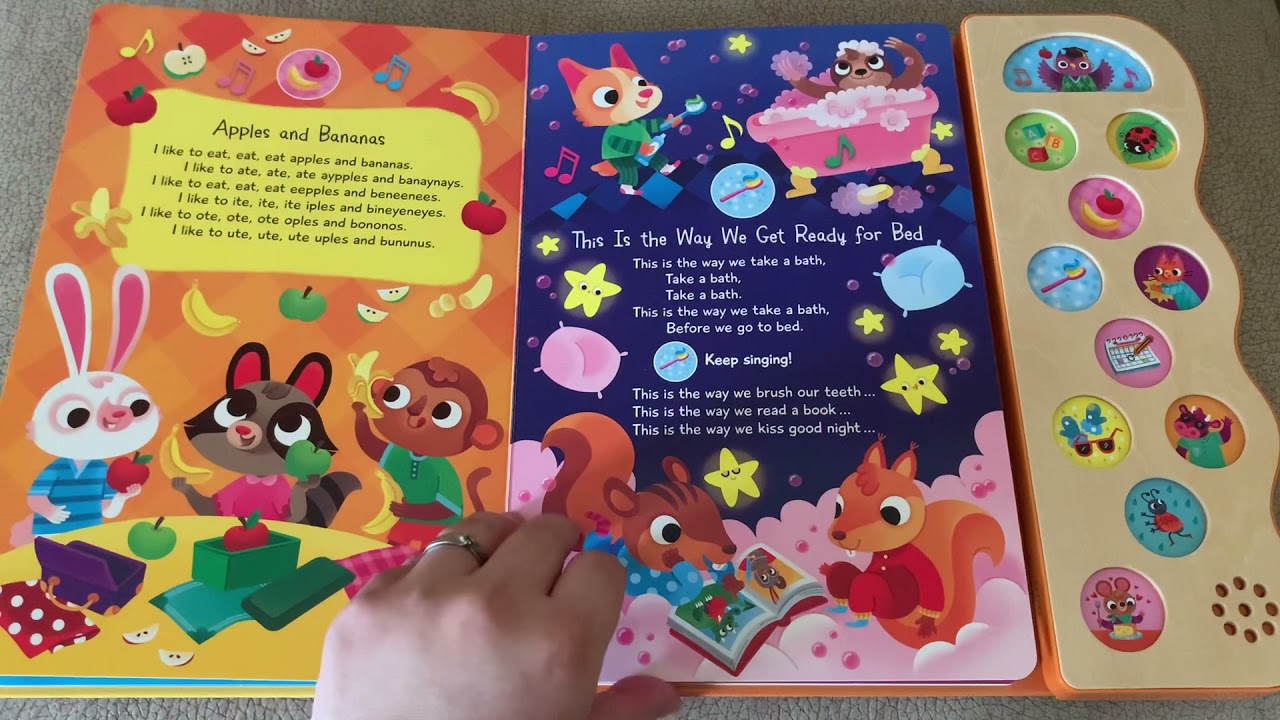 Early Bird Song Books ABC & 123 Learning Songs Sound Book