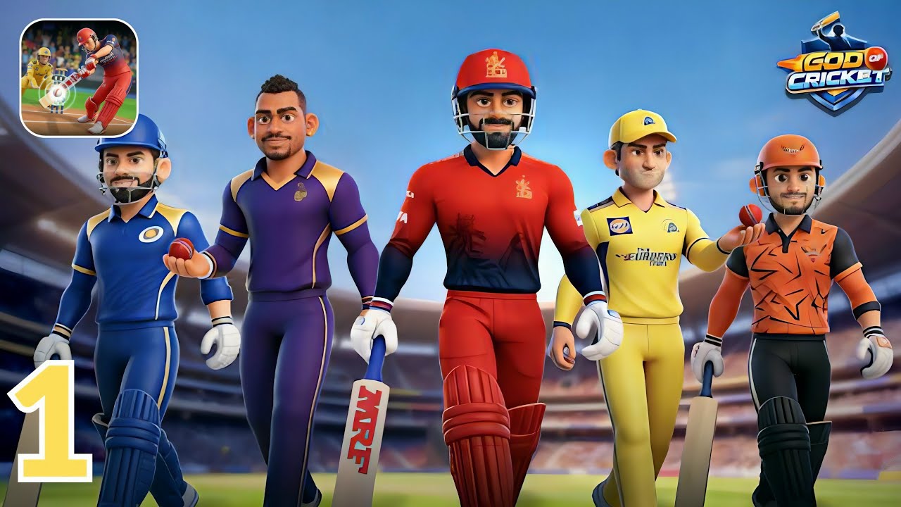 God Of Cricket | Gameplay Part 1 | Super Fun Multiplayer Cricket Game | Play Online | Android iOS 