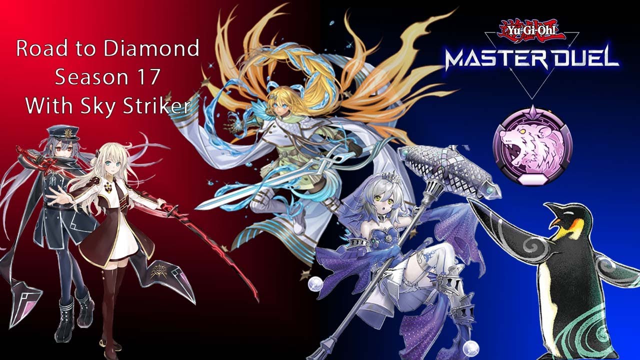 Road To Diamond5 Season 17 With Sky Striker (Deck Profile + Game Play) - Yugioh Master Duel