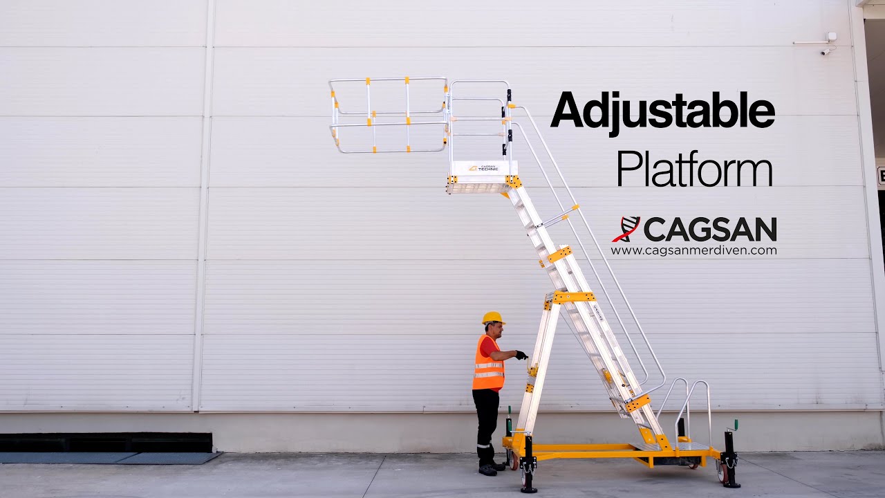 Yüksekliği Ayarlanabilir Platform (Tanker Merdiveni) | Adjustable Platform YP300