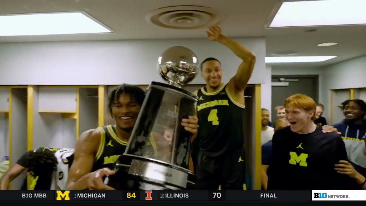 Highlights & Analysis: Michigan Clinches Big Ten Title w/ Road Win at Illinois | Big Ten Basketball