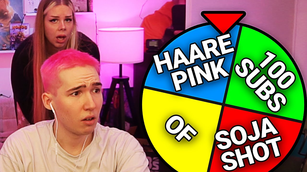 TikToks, aber Lachen = Glücksrad