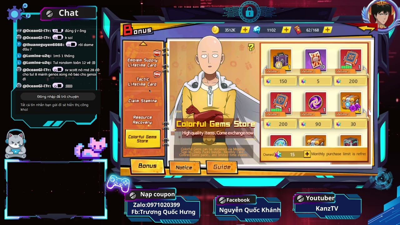Clip tư vấn newbie Lumine server 717  | OPM SEA
