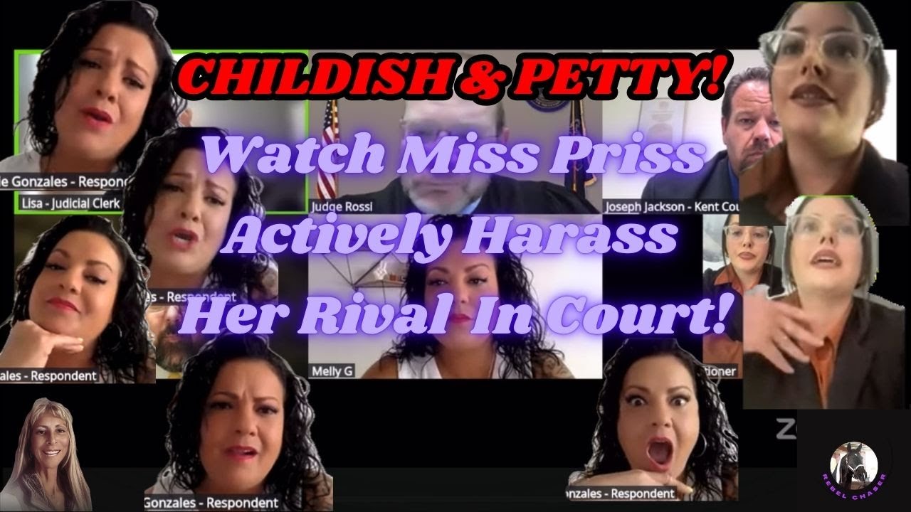 Watch Miss Priss Actively Harass Her Rival In Court! And More!
