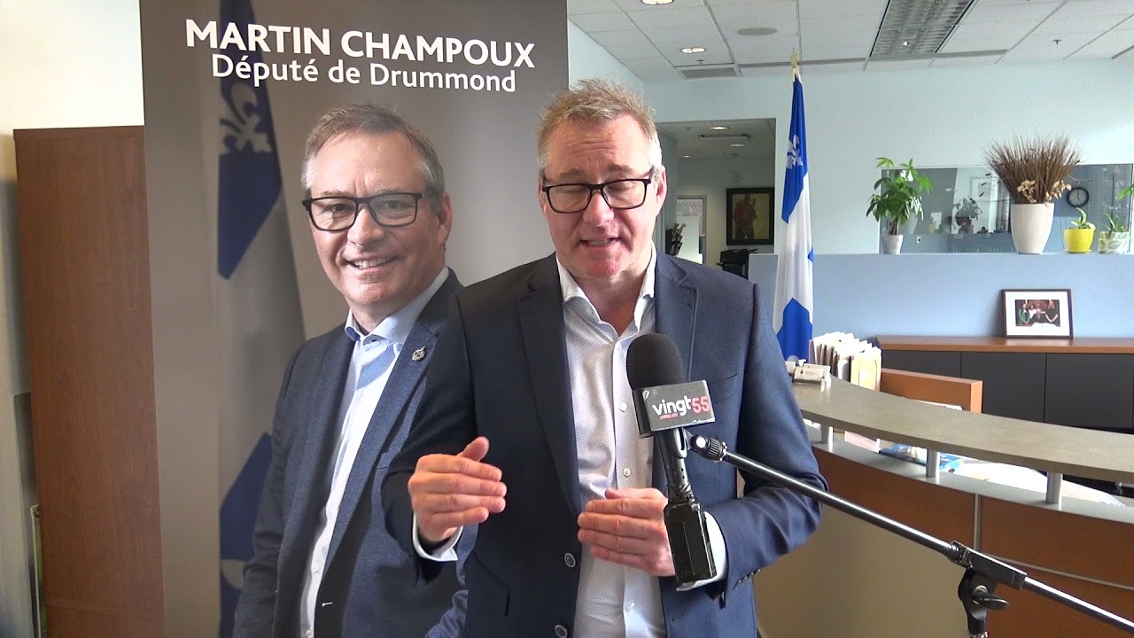 Martin Champoux Candidat du Bloc Qu&eacute;b&eacute;cois dans Drummond 2021