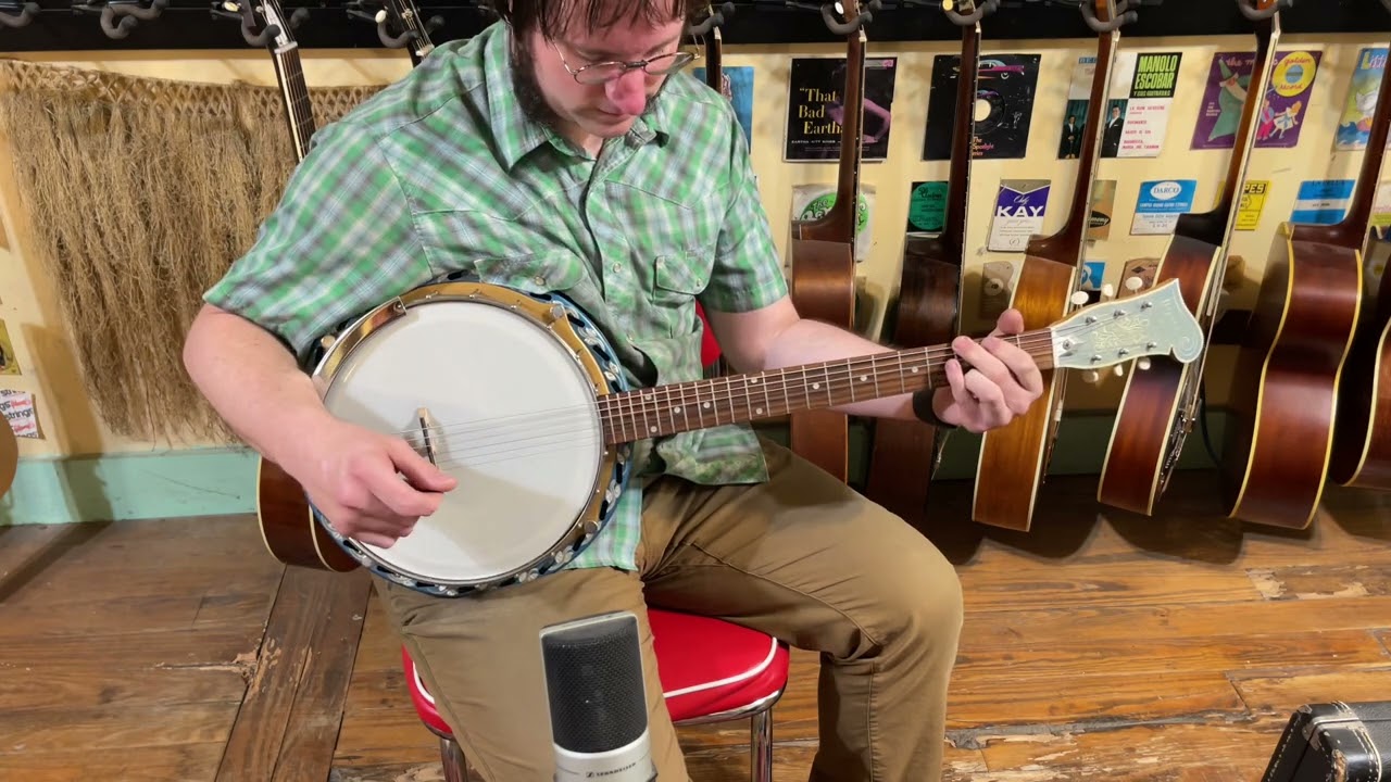 1960s Dopera (Dobro/Dopyera) &ldquo;bantar&rdquo; 6-string resonator banjo-guitar