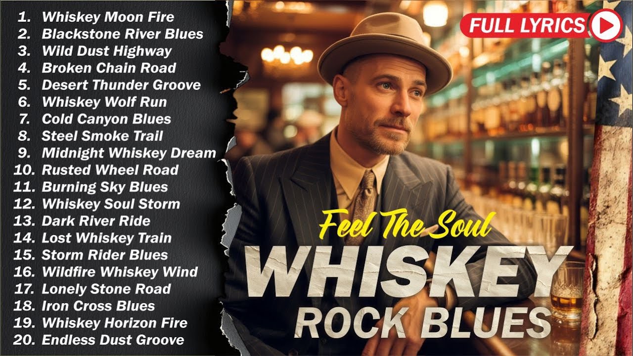 Best of Blues Rock - Emotional Soulful Guitar & Soothing Blues Melodies for Relaxing | 24/7 Stream