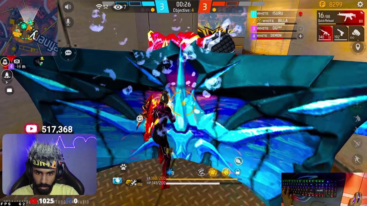 live (17/50)   - FREE FIRE LIVE   - BILLA
