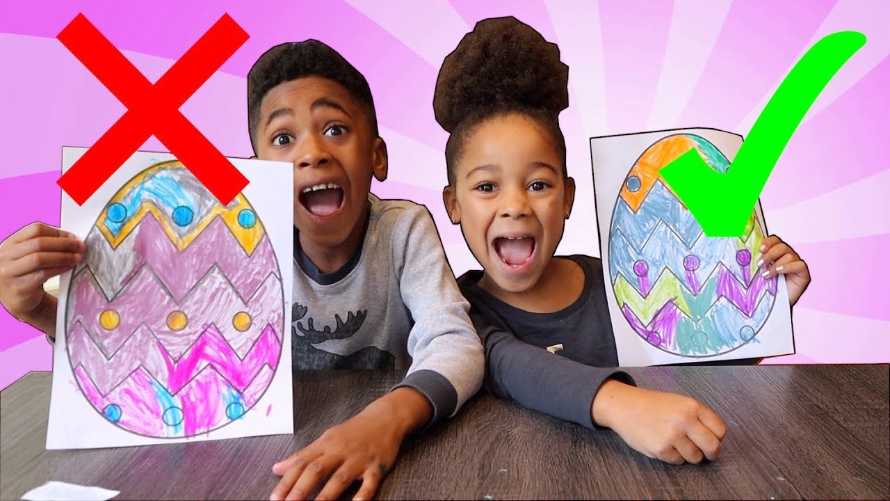 3 Marker Challenge with Easter Eggs!