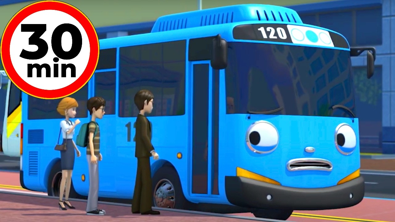 Road Safety for Kids 🚌 Tayo The Little Bus - Tayo's First Drive & MORE 🚘  Super Toons Kids TV