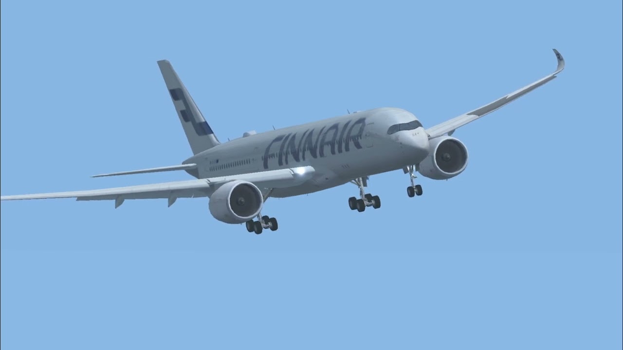 Heavy FINNAIR A350 Landing 🛬