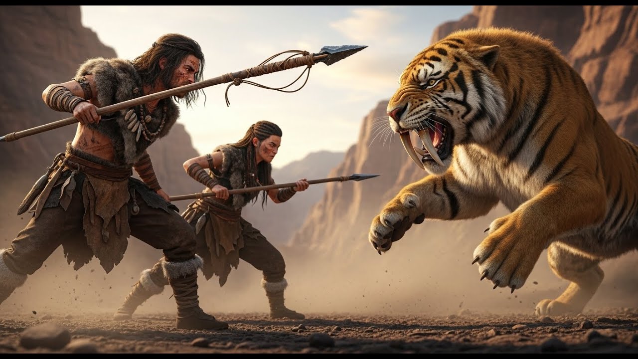 The Birth of Tools: Inventor Kaelen vs Saber-Toothed Tiger | Epic Prehistoric Story