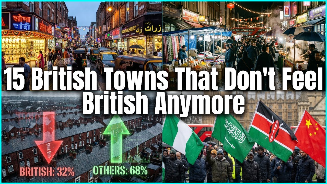 15 UK PLACES With The Highest Immigration Rates – ENGLISH IS DISAPPEARING HERE!