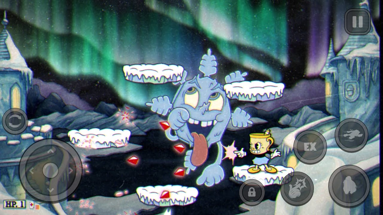 jugando cuphead de gabedeloper venciendo a granitoviejo el gigante y genovevo de gelante