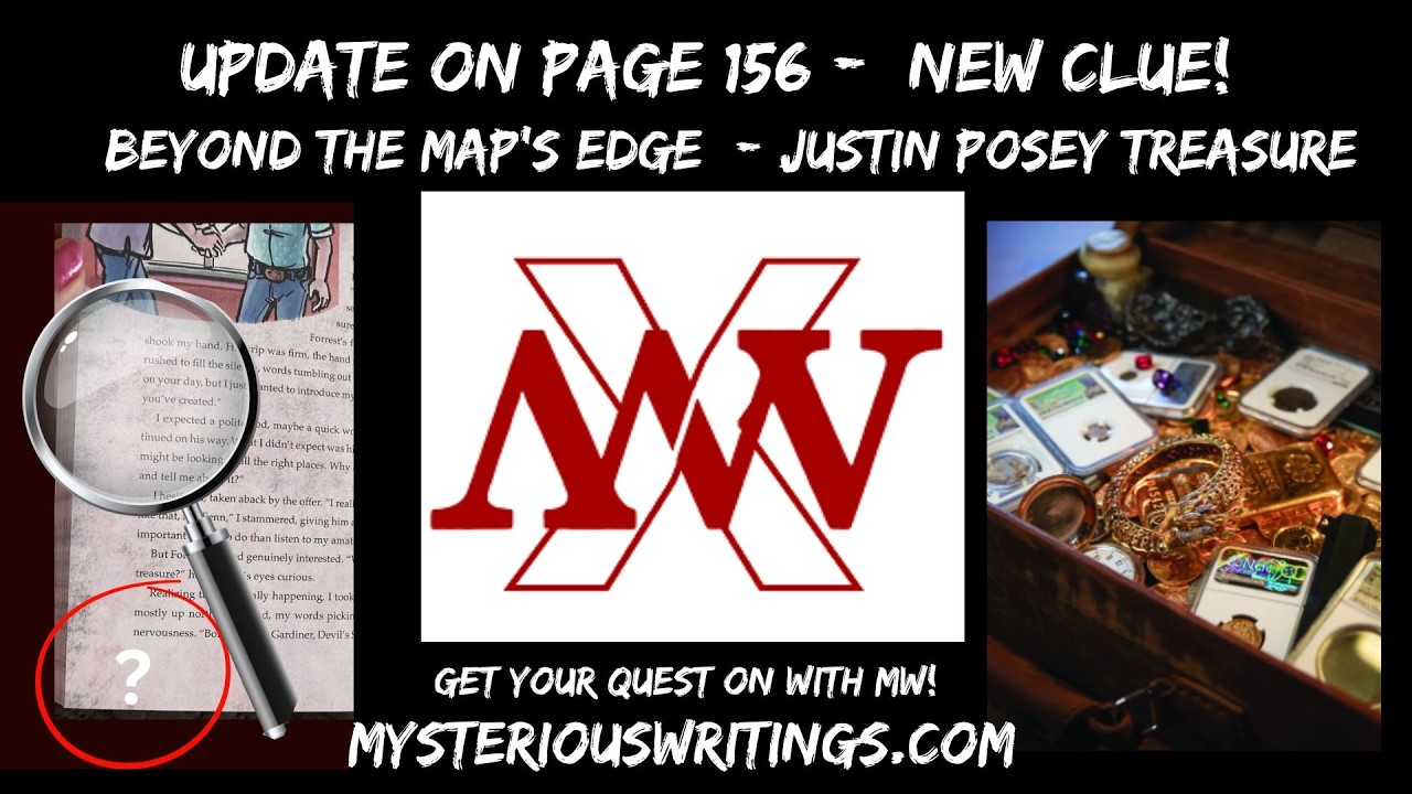 Обновление страницы 156! ВАЖНАЯ ПОДСКАЗКА за пределами карты! #justinposey #поисксокровищ #голово...
