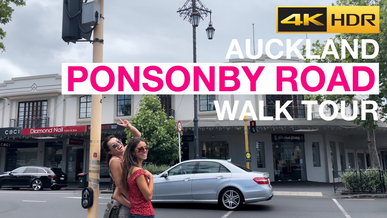 Ponsonby Road Walking Tour Auckland New Zealand [4K HDR]