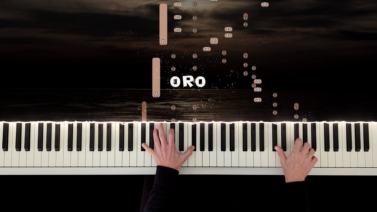 Oro Sofiane Pamart Trinix Piano Cover PianoTutorial