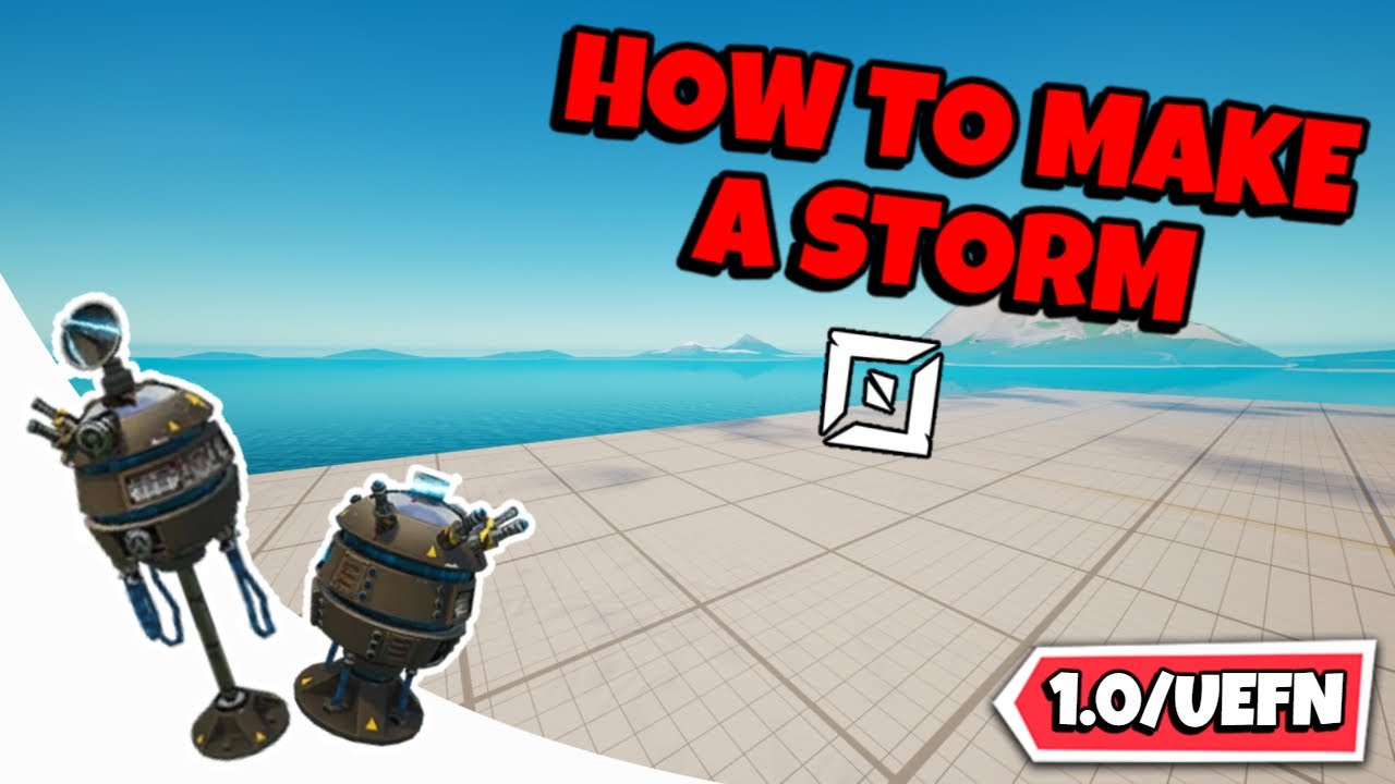 How to Make an EASY Storm in Creative! (1.0/UEFN Tutorial)
