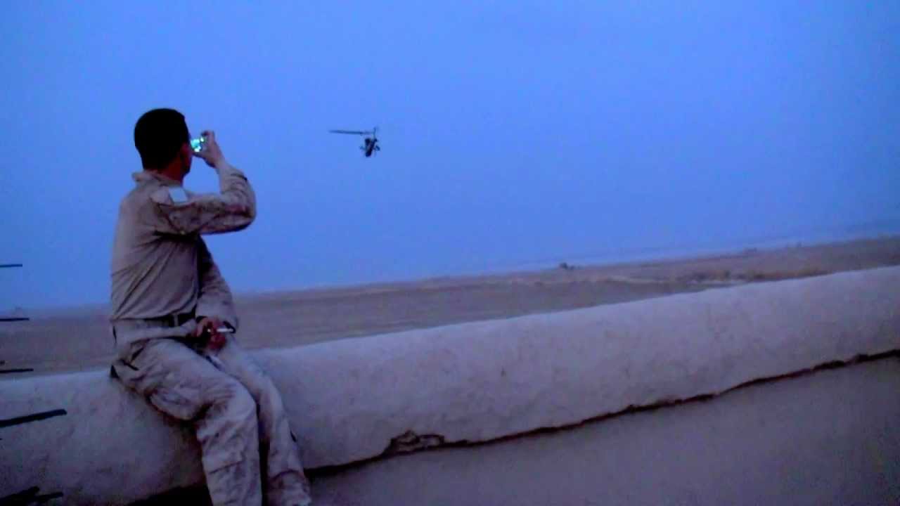 AH-1W Supercobra doing a low pass