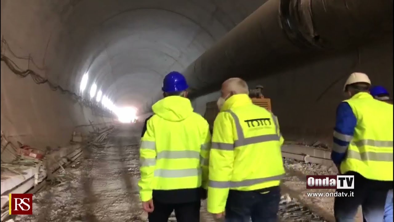 L'assessore Falcone visita il cantiere del raddoppio ferroviario Cefalù - Castelbuono