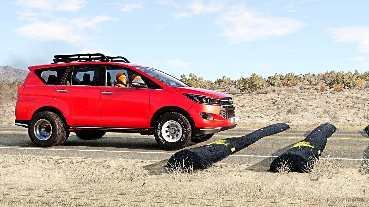 Mobil vs Speedbump #9 - BeamNG Drive