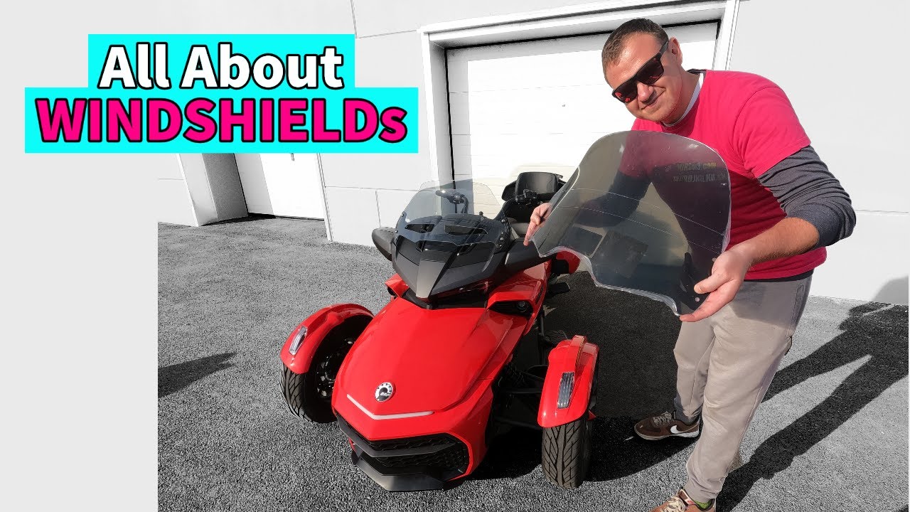 All About Freedom Windshield for Can-Am Spyder F3T, F3 Limited