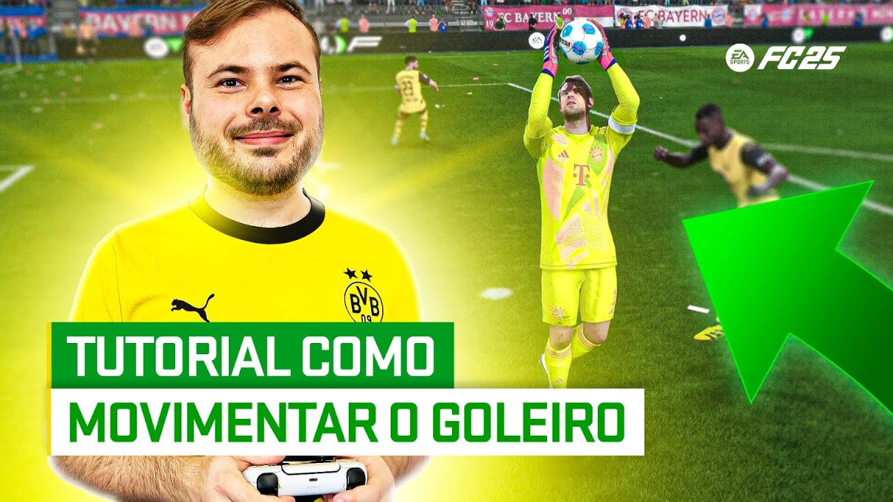 FC 25 | 🎮 Como MOVIMENTAR O GOLEIRO CORRETAMENTE! Tutorial como movimentar o goleiro!