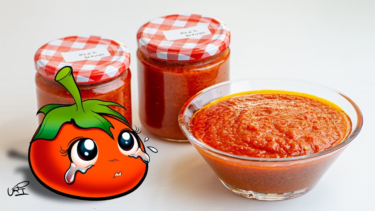Cómo hacer salsa TOMATE FRITO CASERO ► CONSERVALO en BOTES!!! 🍅🍅🍅