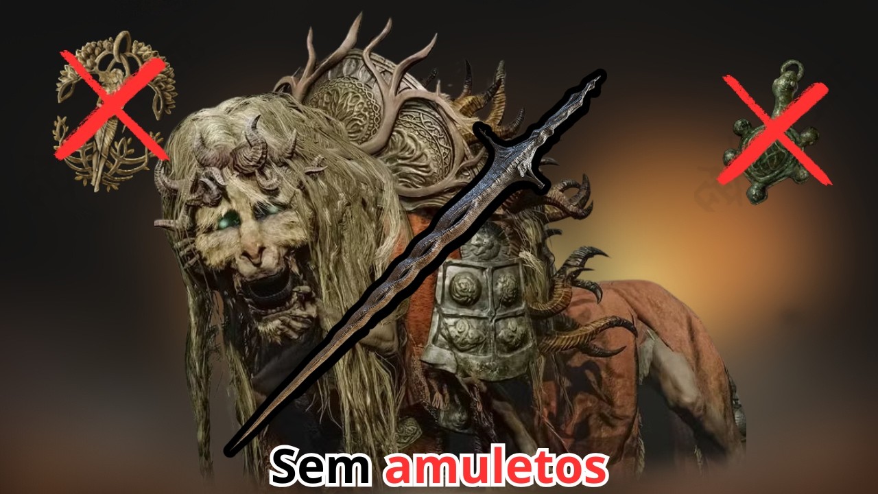 Dia 1 *Derrotando o Leão com a espada da ELDEN BEAST sem AMULETOS*