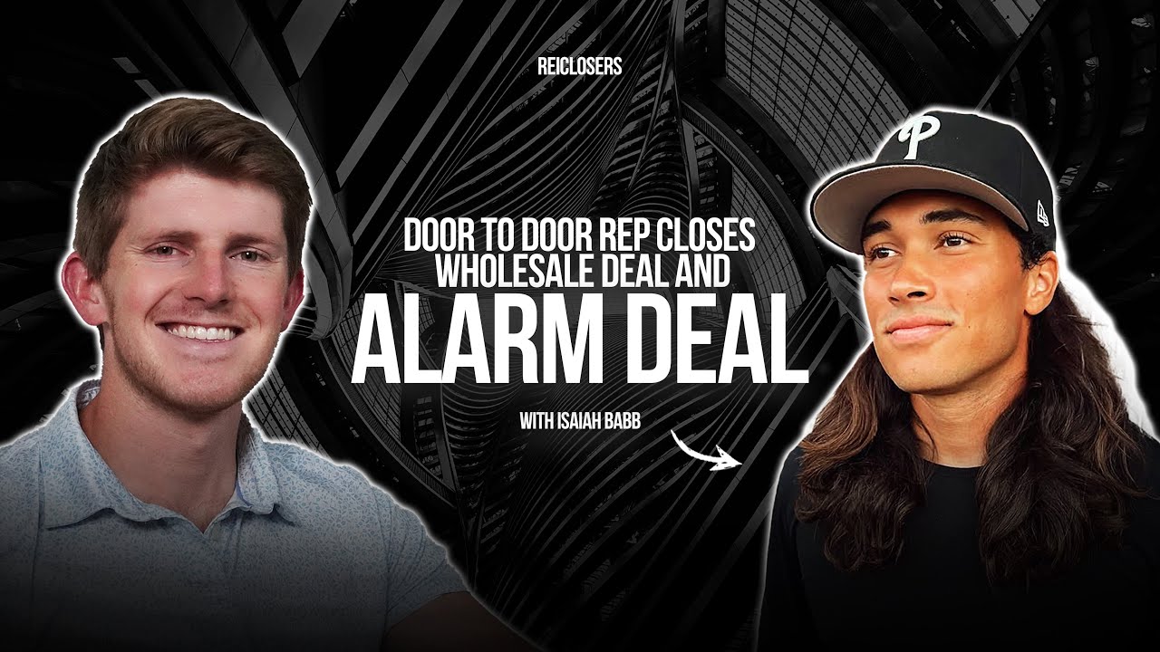 Door To Door Rep Closes Wholesale Deal & Alarm Deal