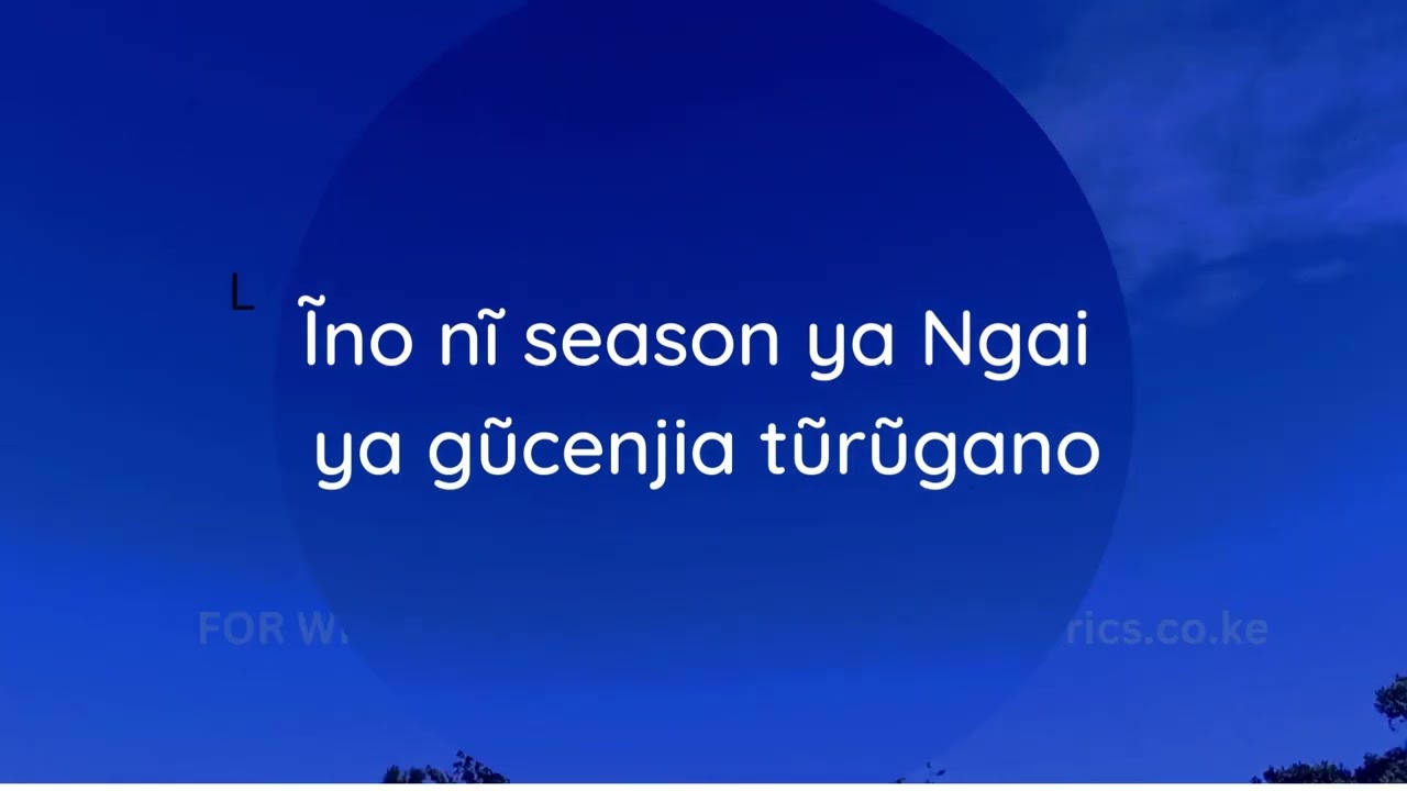Sammy K - Murango Wa Kana (Lyrics)